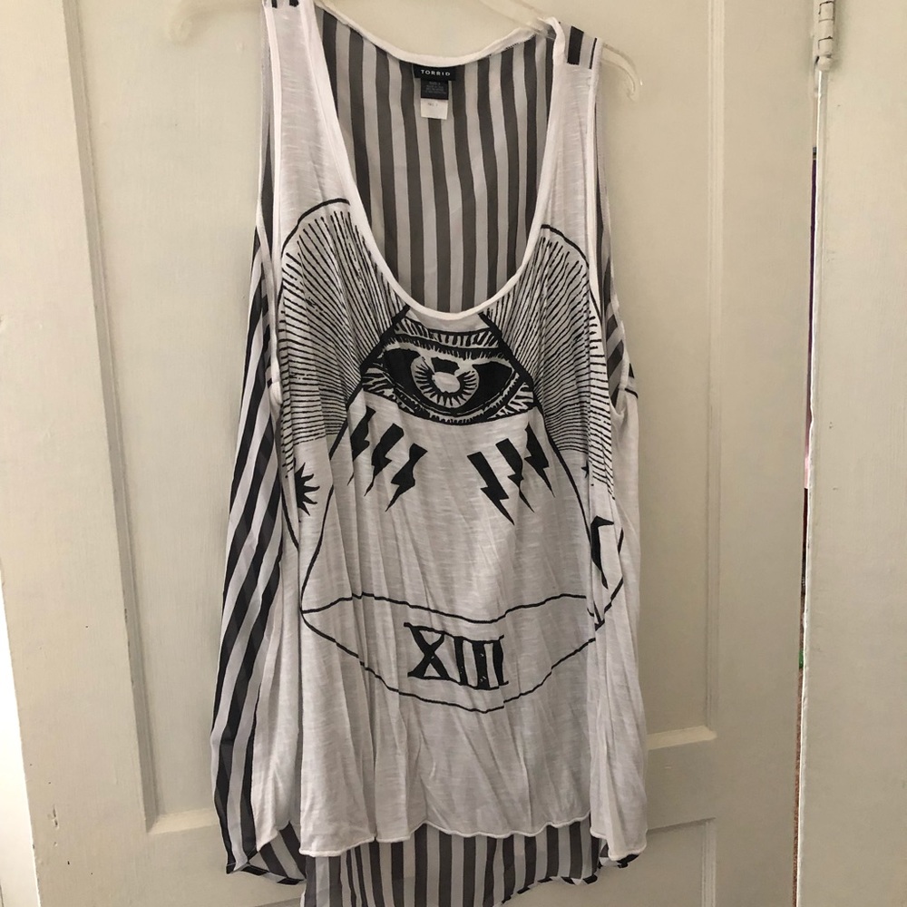 Long & flowy all seeing eye tank